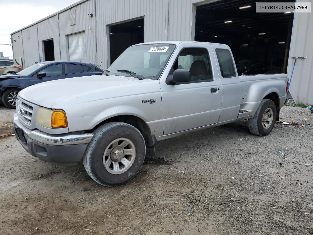 2003 Ford Ranger Super Cab VIN: 1FTYR14U53PA67989 Lot: 78190544