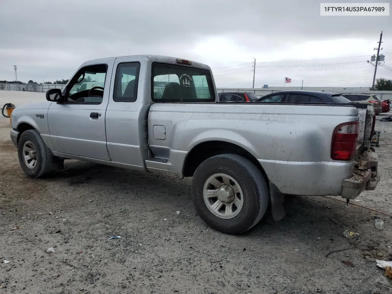 2003 Ford Ranger Super Cab VIN: 1FTYR14U53PA67989 Lot: 78190544