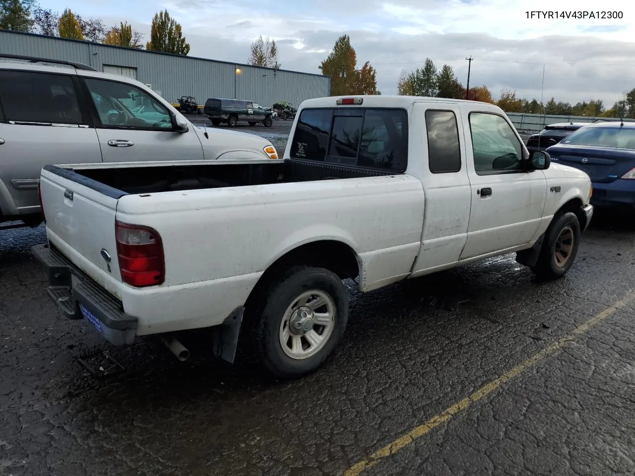 2003 Ford Ranger Super Cab VIN: 1FTYR14V43PA12300 Lot: 78316614