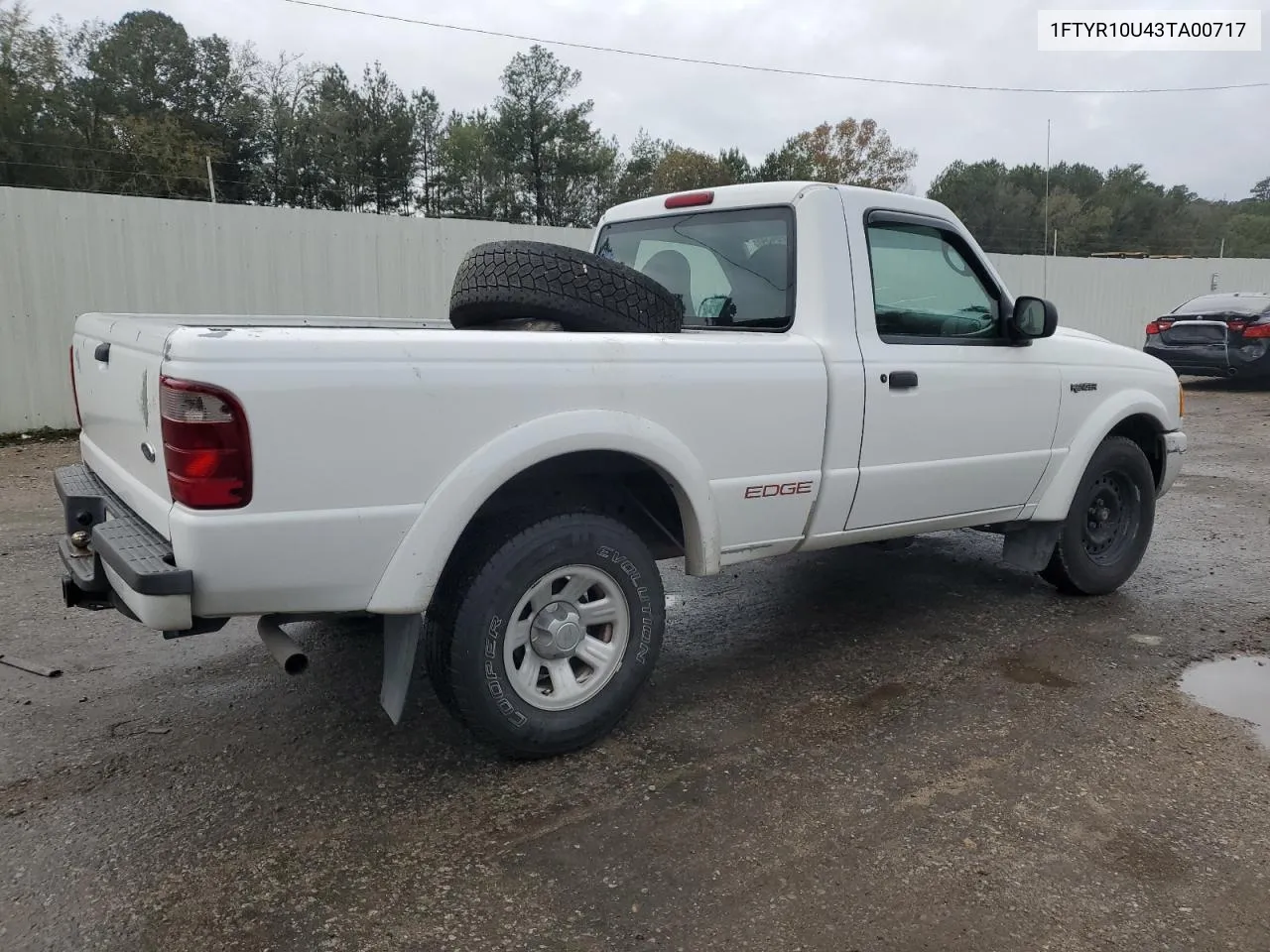 2003 Ford Ranger VIN: 1FTYR10U43TA00717 Lot: 78573434