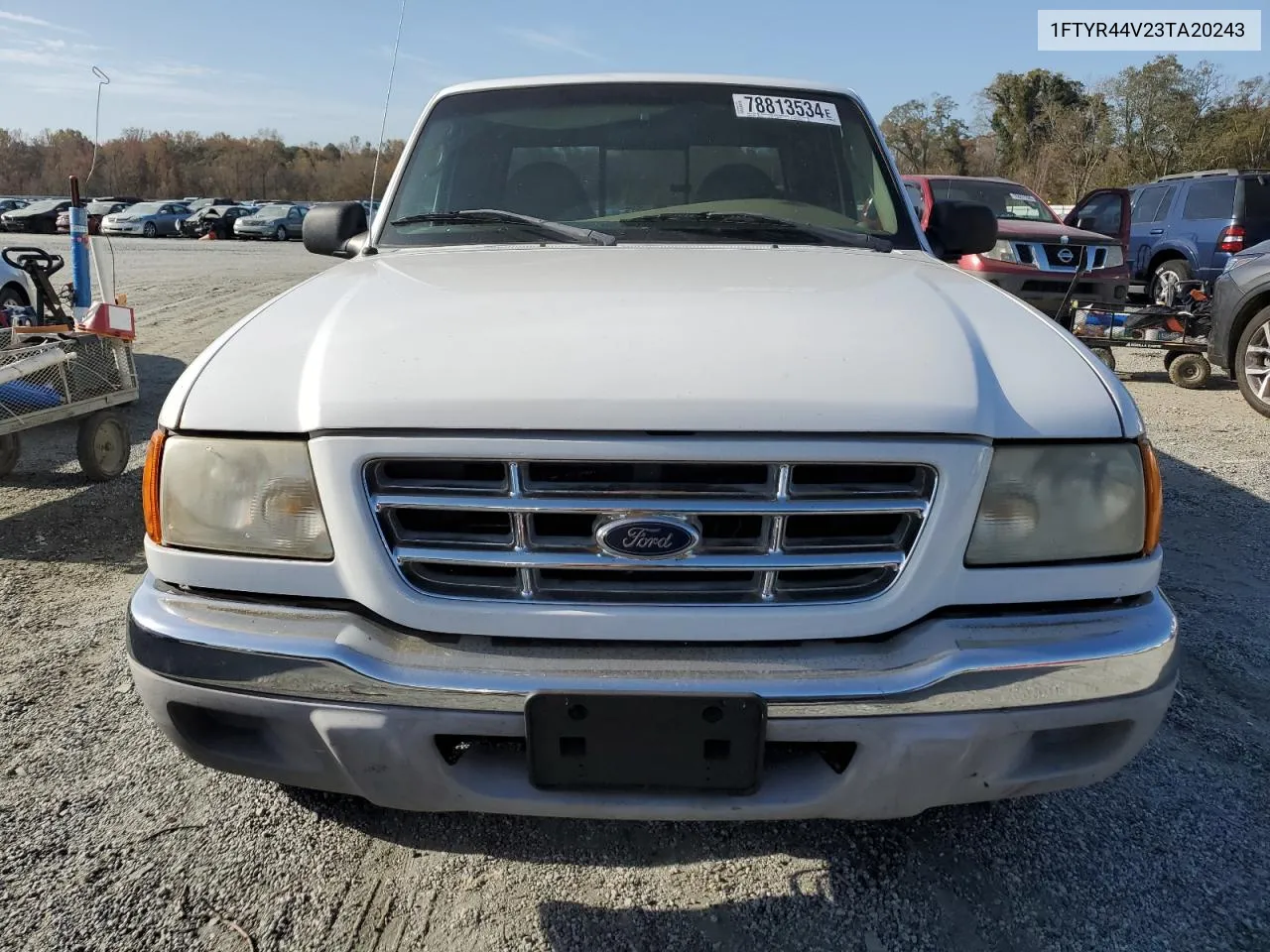 2003 Ford Ranger Super Cab VIN: 1FTYR44V23TA20243 Lot: 78813534