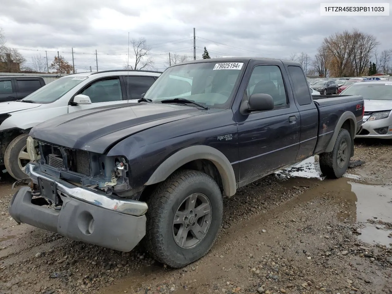 2003 Ford Ranger Super Cab VIN: 1FTZR45E33PB11033 Lot: 79025194