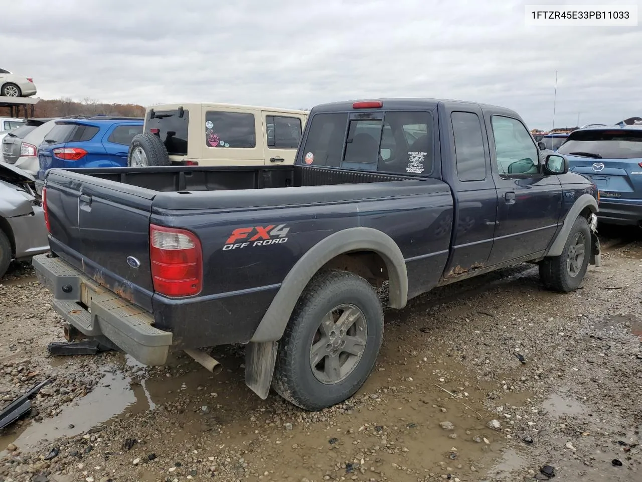 2003 Ford Ranger Super Cab VIN: 1FTZR45E33PB11033 Lot: 79025194