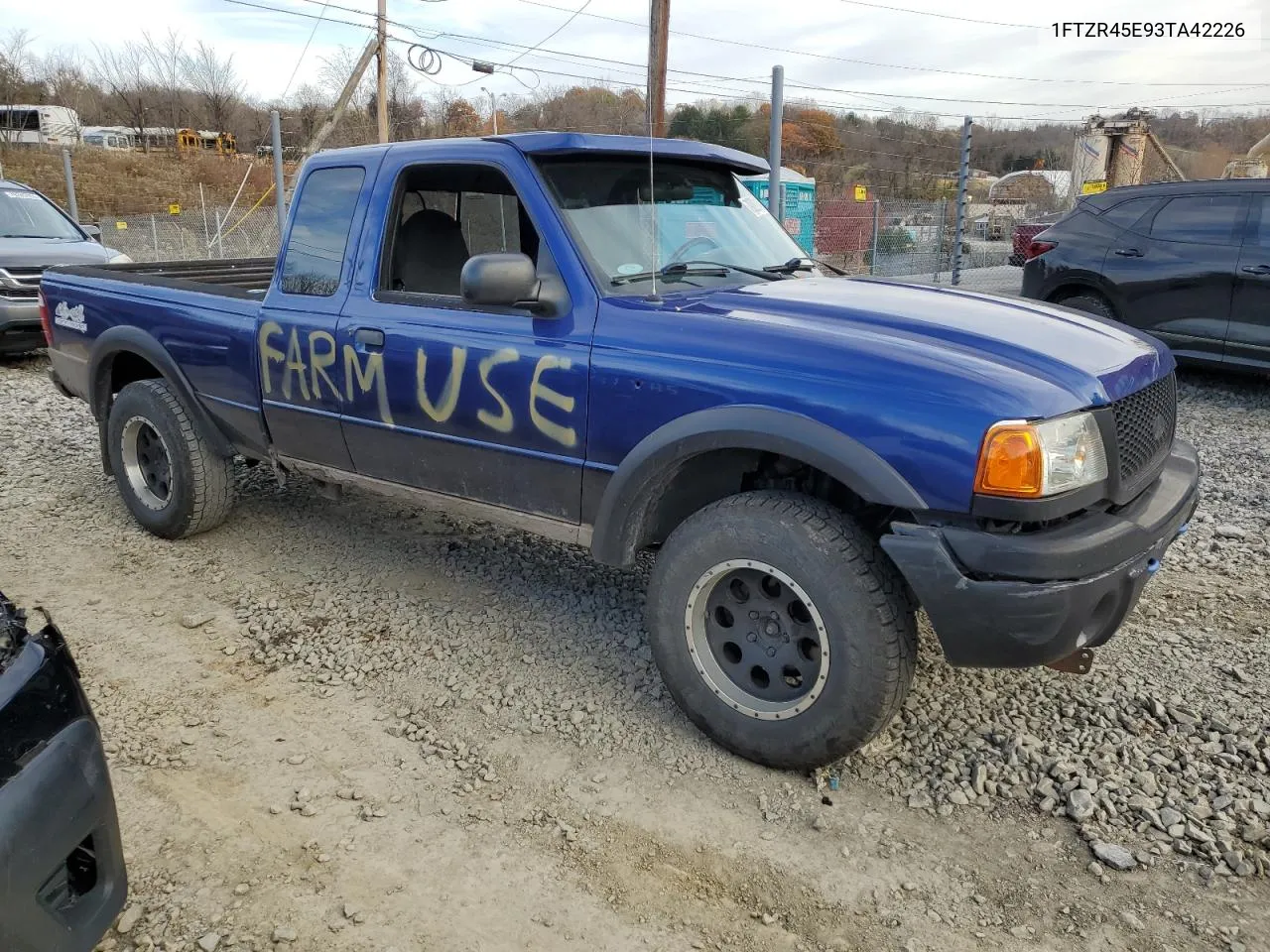 2003 Ford Ranger Super Cab VIN: 1FTZR45E93TA42226 Lot: 79222814