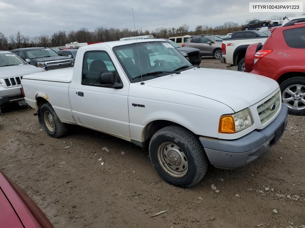 2003 Ford Ranger VIN: 1FTYR10D43PA91223 Lot: 79415714