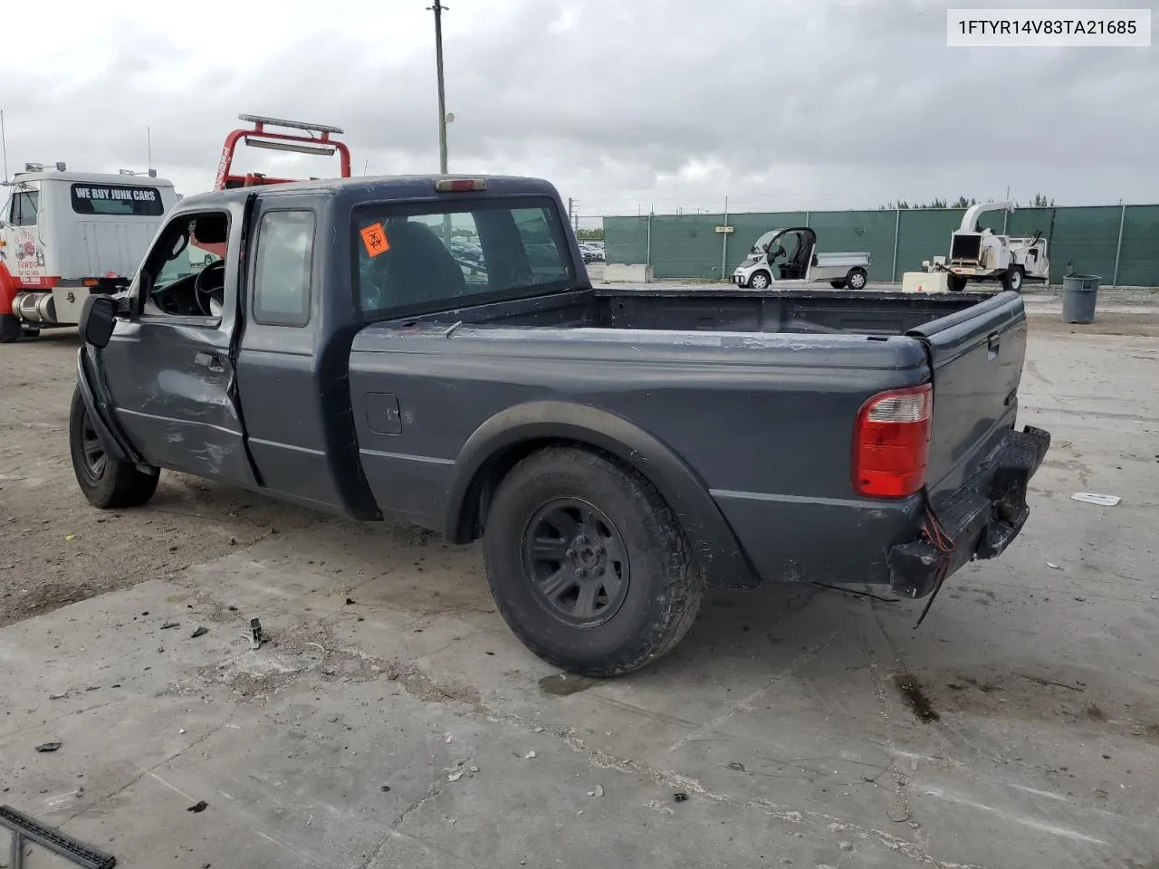 2003 Ford Ranger Super Cab VIN: 1FTYR14V83TA21685 Lot: 79633444