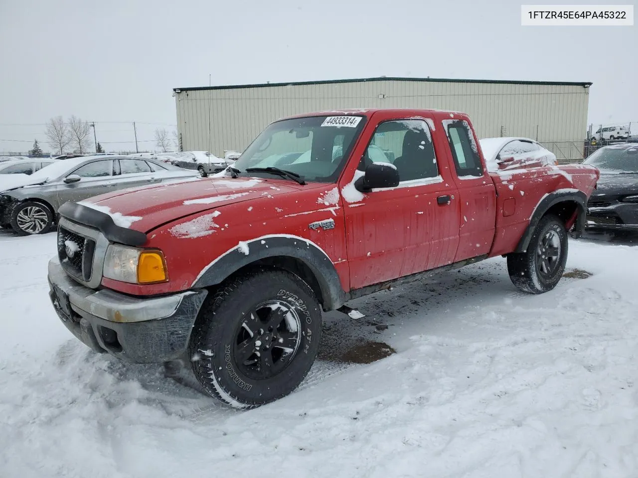 2004 Ford Ranger Super Cab VIN: 1FTZR45E64PA45322 Lot: 44933314