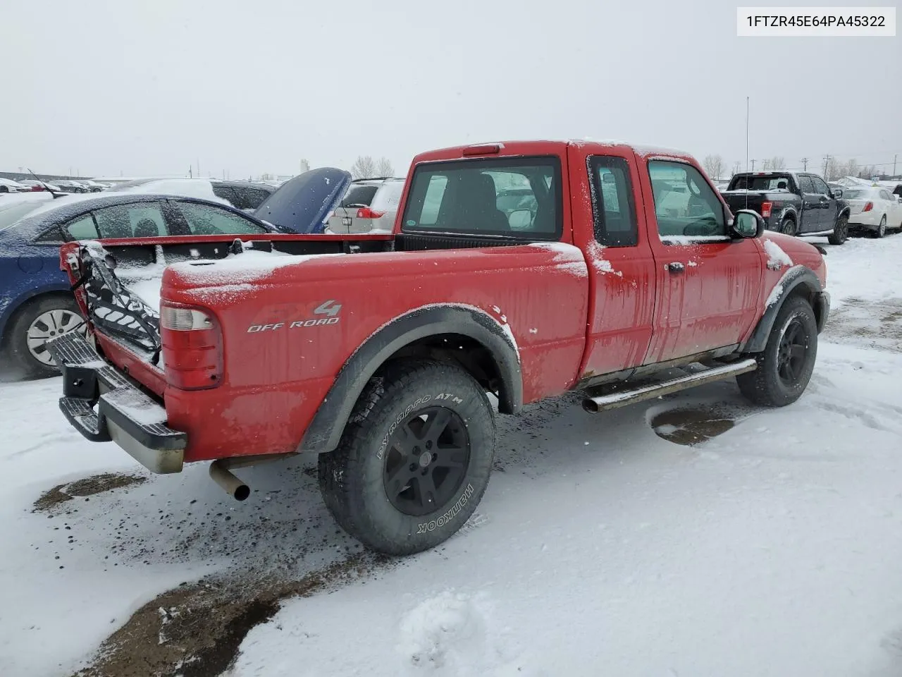 2004 Ford Ranger Super Cab VIN: 1FTZR45E64PA45322 Lot: 44933314