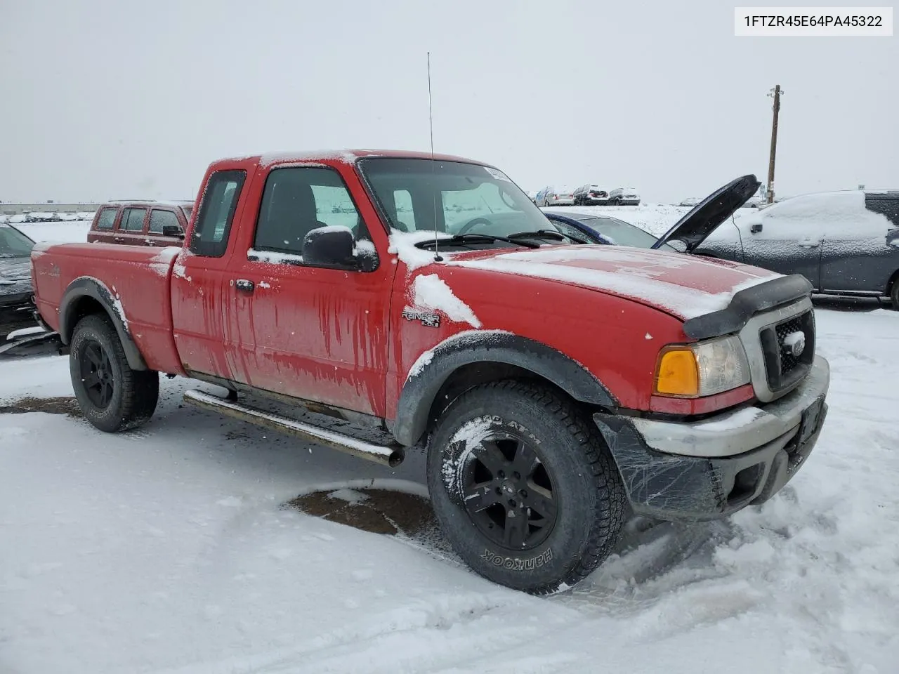 2004 Ford Ranger Super Cab VIN: 1FTZR45E64PA45322 Lot: 44933314