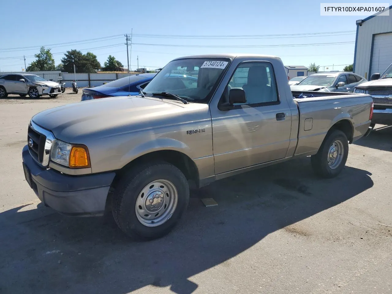 2004 Ford Ranger VIN: 1FTYR10DX4PA01607 Lot: 57340124