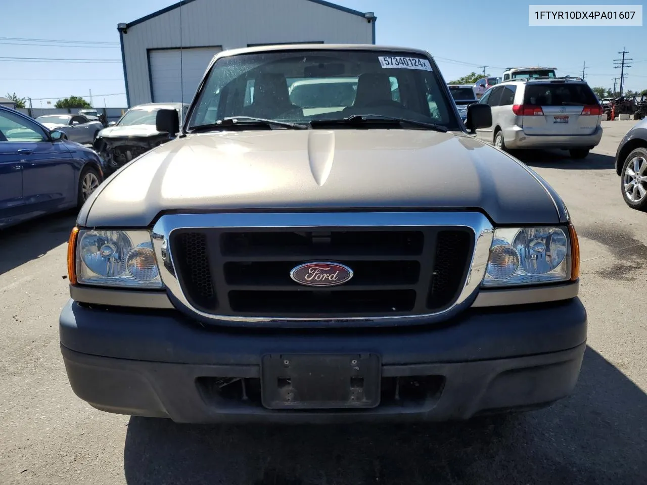 2004 Ford Ranger VIN: 1FTYR10DX4PA01607 Lot: 57340124