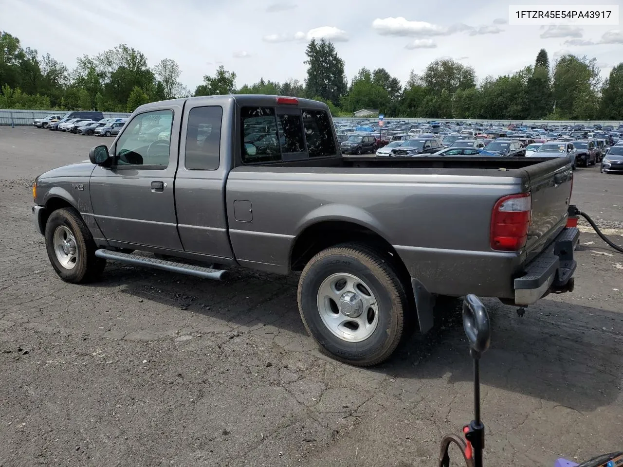 2004 Ford Ranger Super Cab VIN: 1FTZR45E54PA43917 Lot: 59355694