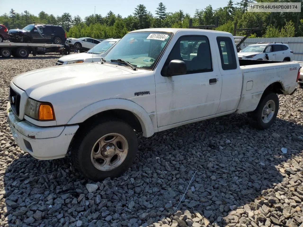 2004 Ford Ranger Super Cab VIN: 1FTYR44U94PB08174 Lot: 63170554