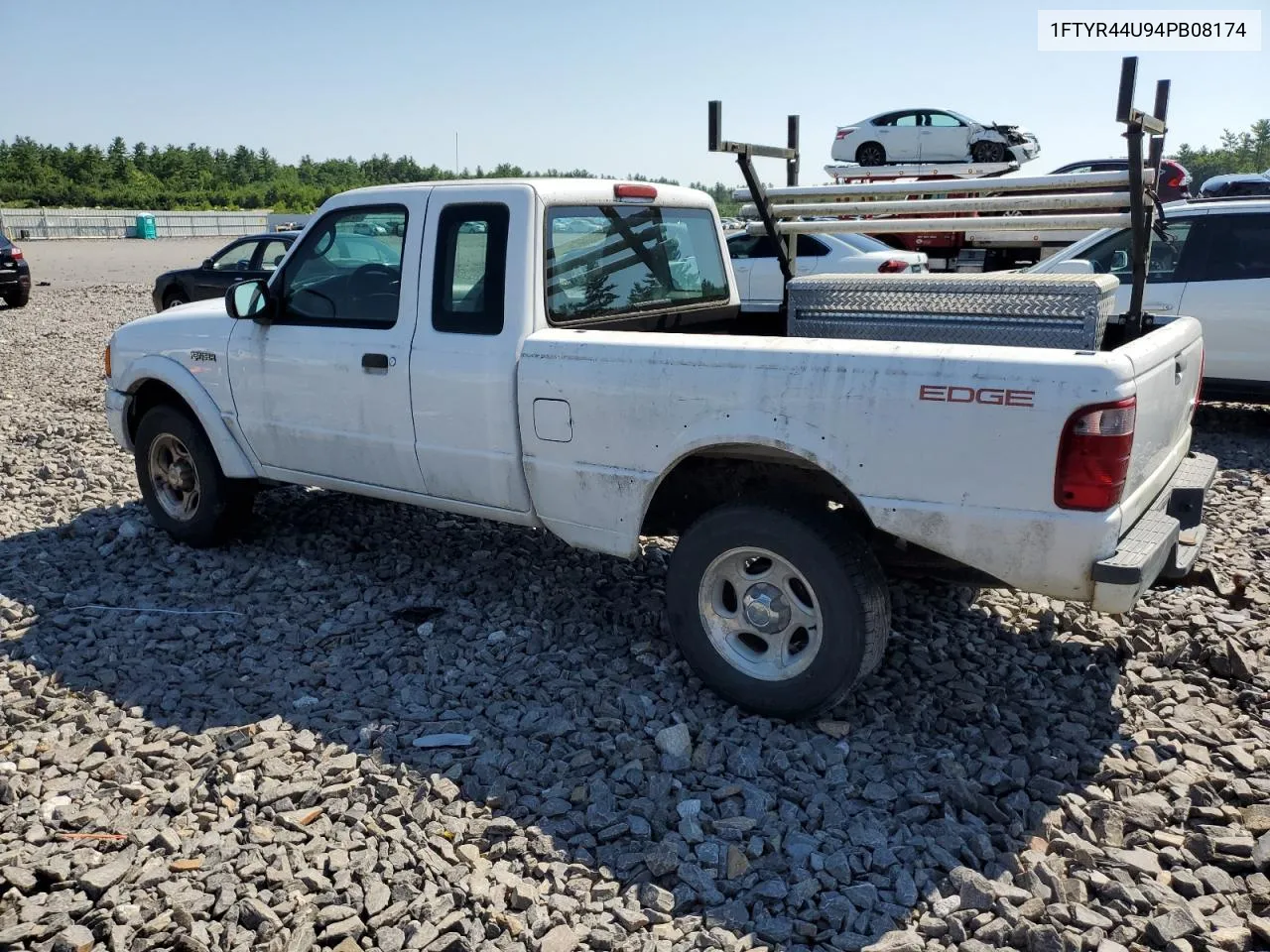 2004 Ford Ranger Super Cab VIN: 1FTYR44U94PB08174 Lot: 63170554