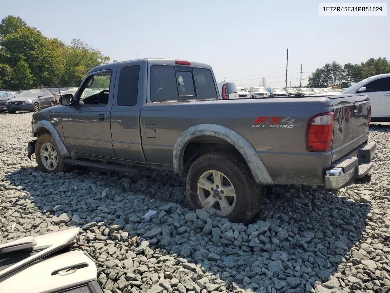 2004 Ford Ranger Super Cab VIN: 1FTZR45E34PB51629 Lot: 68859444