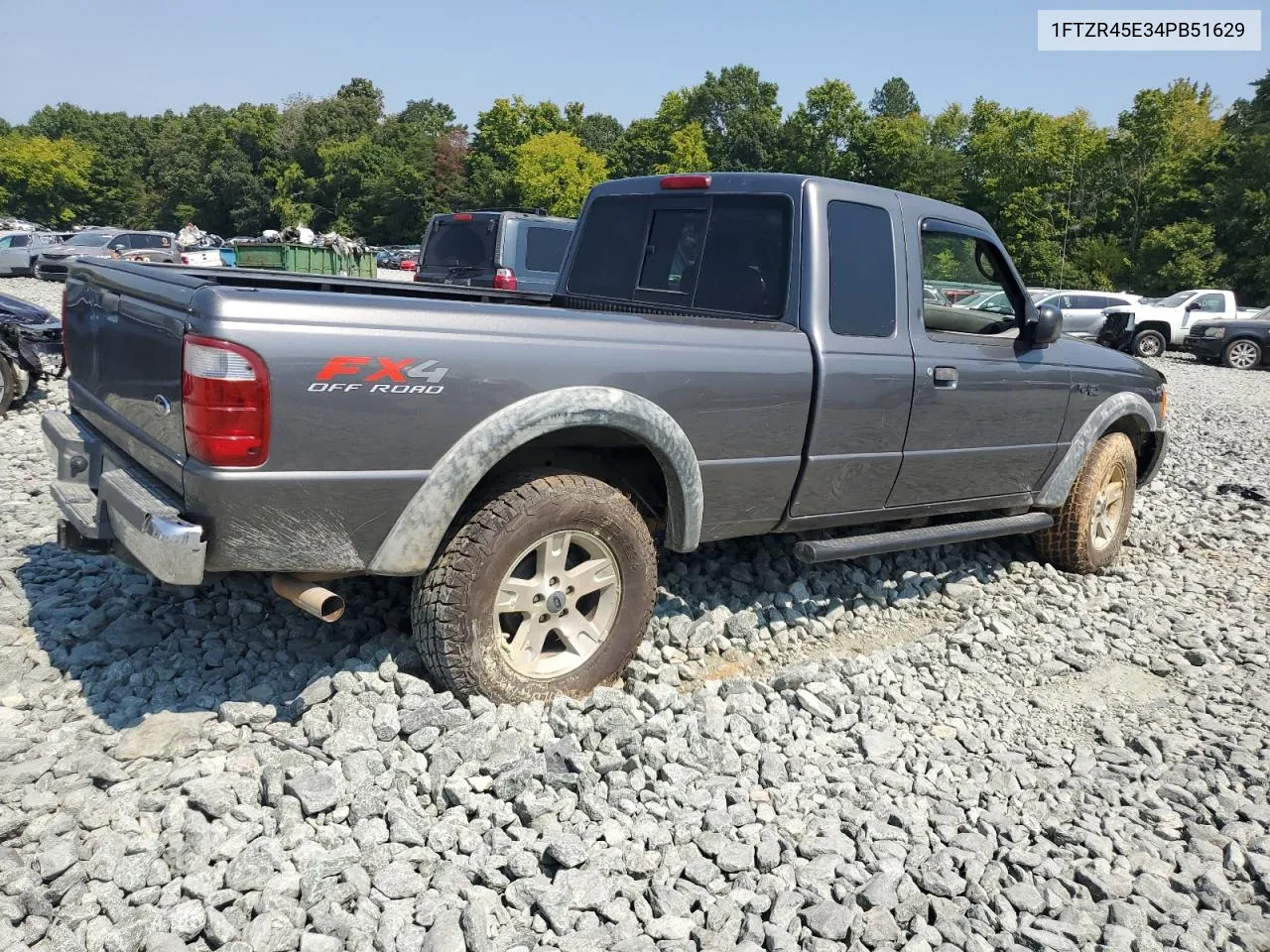 2004 Ford Ranger Super Cab VIN: 1FTZR45E34PB51629 Lot: 68859444