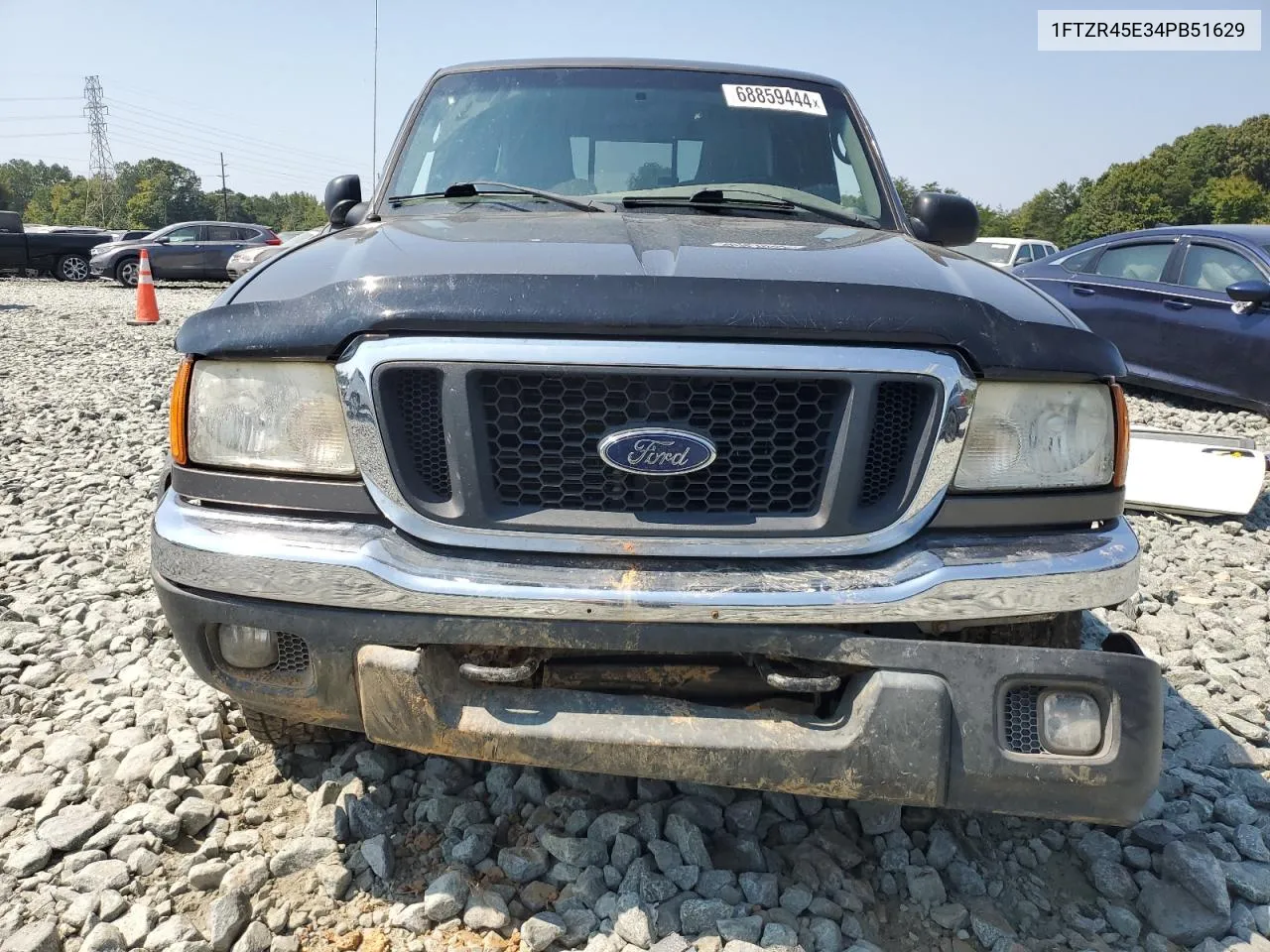 2004 Ford Ranger Super Cab VIN: 1FTZR45E34PB51629 Lot: 68859444