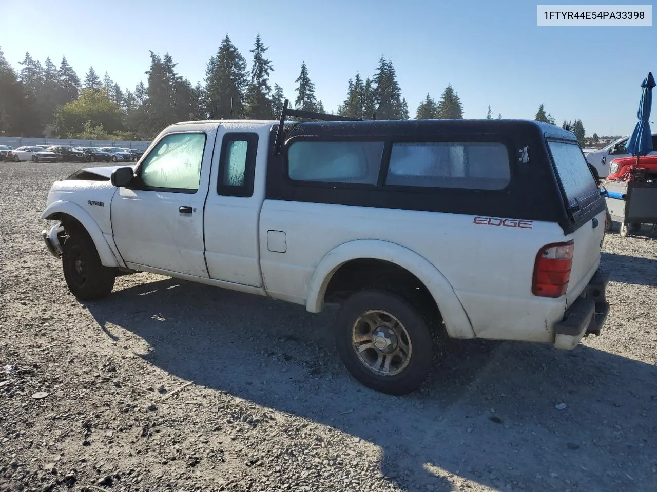 2004 Ford Ranger Super Cab VIN: 1FTYR44E54PA33398 Lot: 68923794