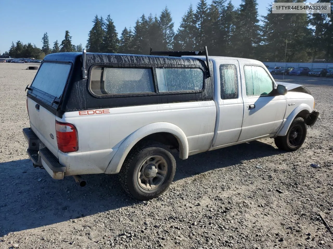 2004 Ford Ranger Super Cab VIN: 1FTYR44E54PA33398 Lot: 68923794