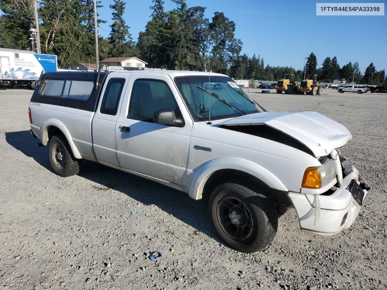 2004 Ford Ranger Super Cab VIN: 1FTYR44E54PA33398 Lot: 68923794