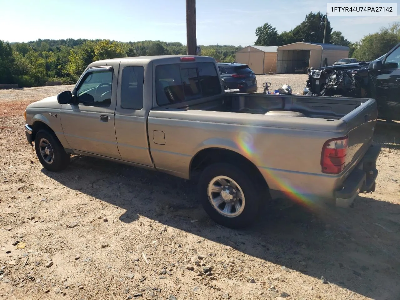 2004 Ford Ranger Super Cab VIN: 1FTYR44U74PA27142 Lot: 69869924