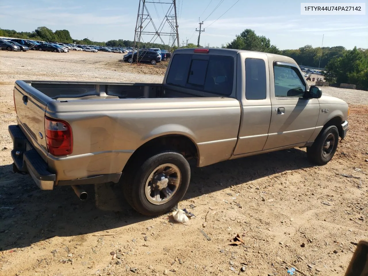 2004 Ford Ranger Super Cab VIN: 1FTYR44U74PA27142 Lot: 69869924