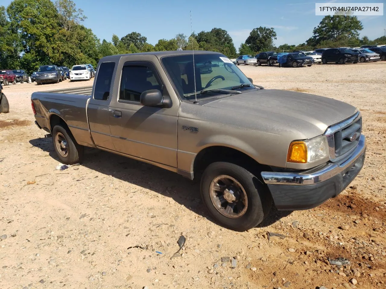 2004 Ford Ranger Super Cab VIN: 1FTYR44U74PA27142 Lot: 69869924