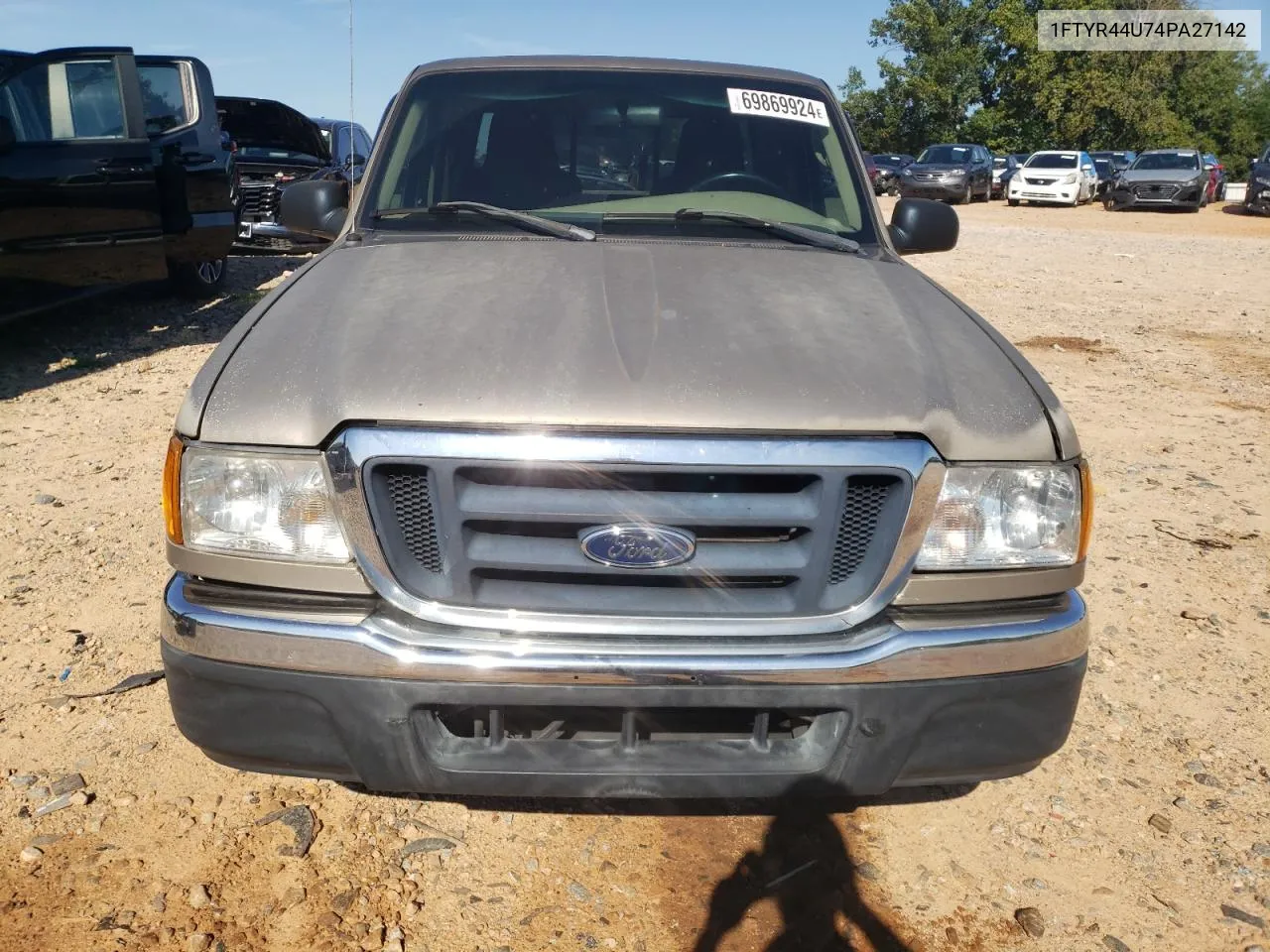 2004 Ford Ranger Super Cab VIN: 1FTYR44U74PA27142 Lot: 69869924