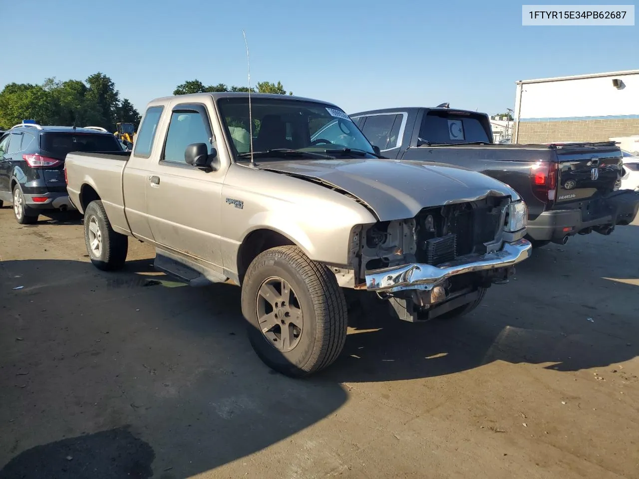 2004 Ford Ranger Super Cab VIN: 1FTYR15E34PB62687 Lot: 69995364