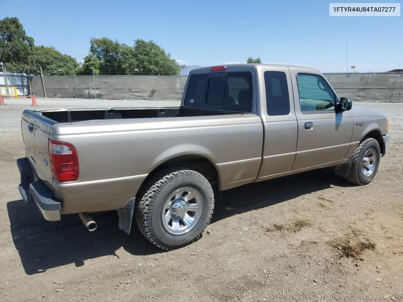 2004 Ford Ranger Super Cab VIN: 1FTYR44U84TA07277 Lot: 70148404