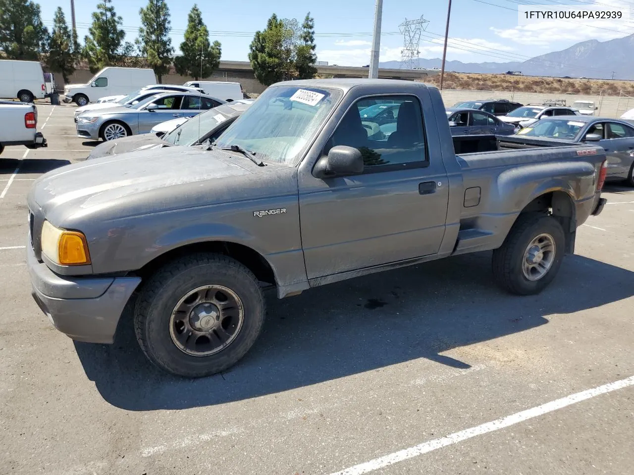 2004 Ford Ranger VIN: 1FTYR10U64PA92939 Lot: 70205664