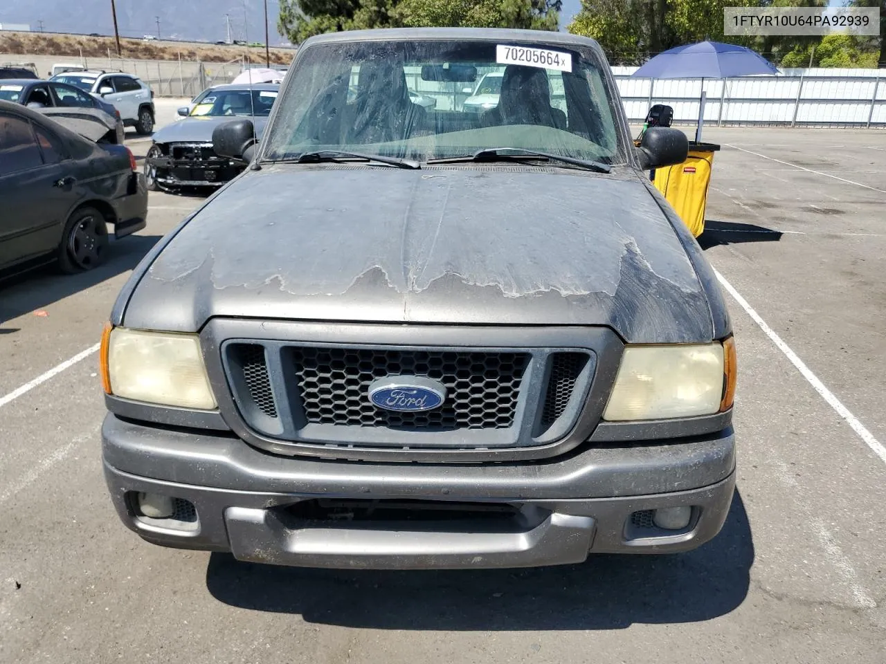 2004 Ford Ranger VIN: 1FTYR10U64PA92939 Lot: 70205664