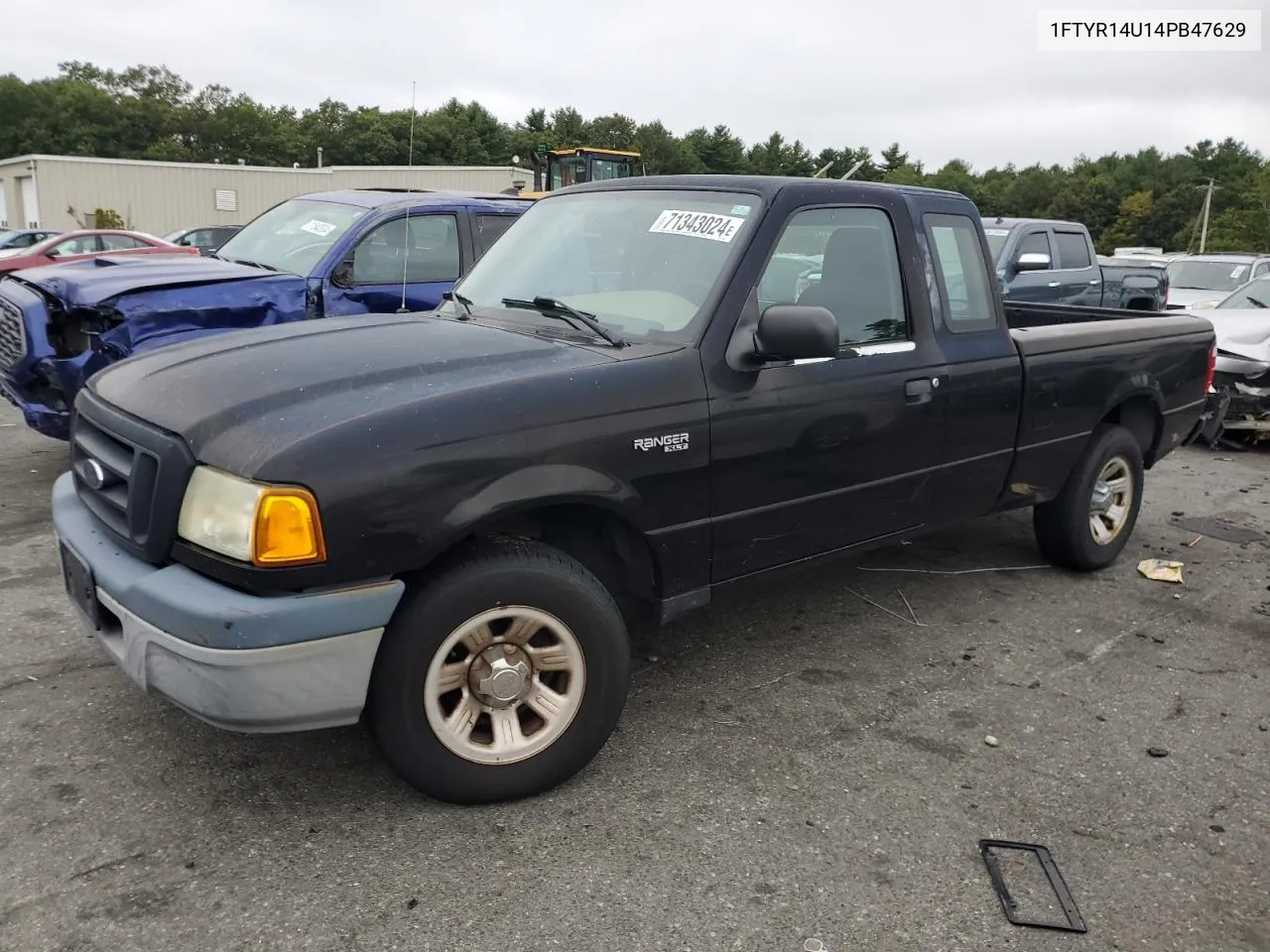 2004 Ford Ranger Super Cab VIN: 1FTYR14U14PB47629 Lot: 71343024