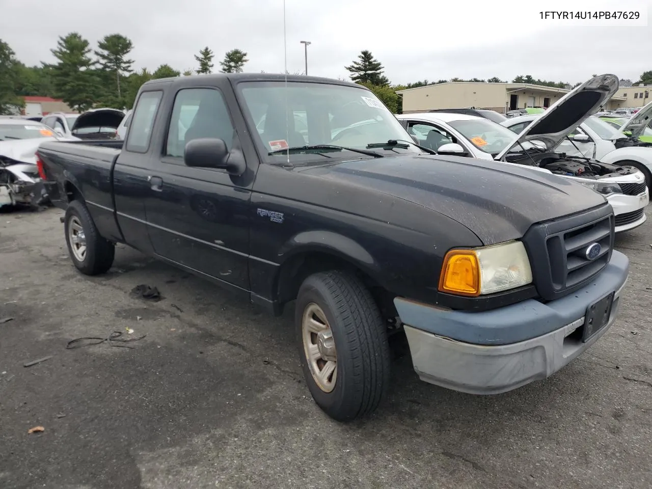 2004 Ford Ranger Super Cab VIN: 1FTYR14U14PB47629 Lot: 71343024