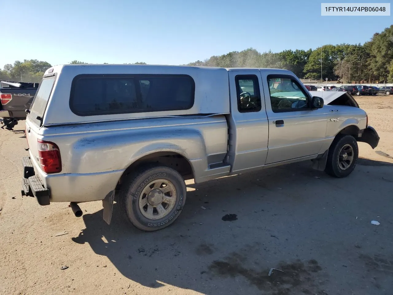 2004 Ford Ranger Super Cab VIN: 1FTYR14U74PB06048 Lot: 72658204