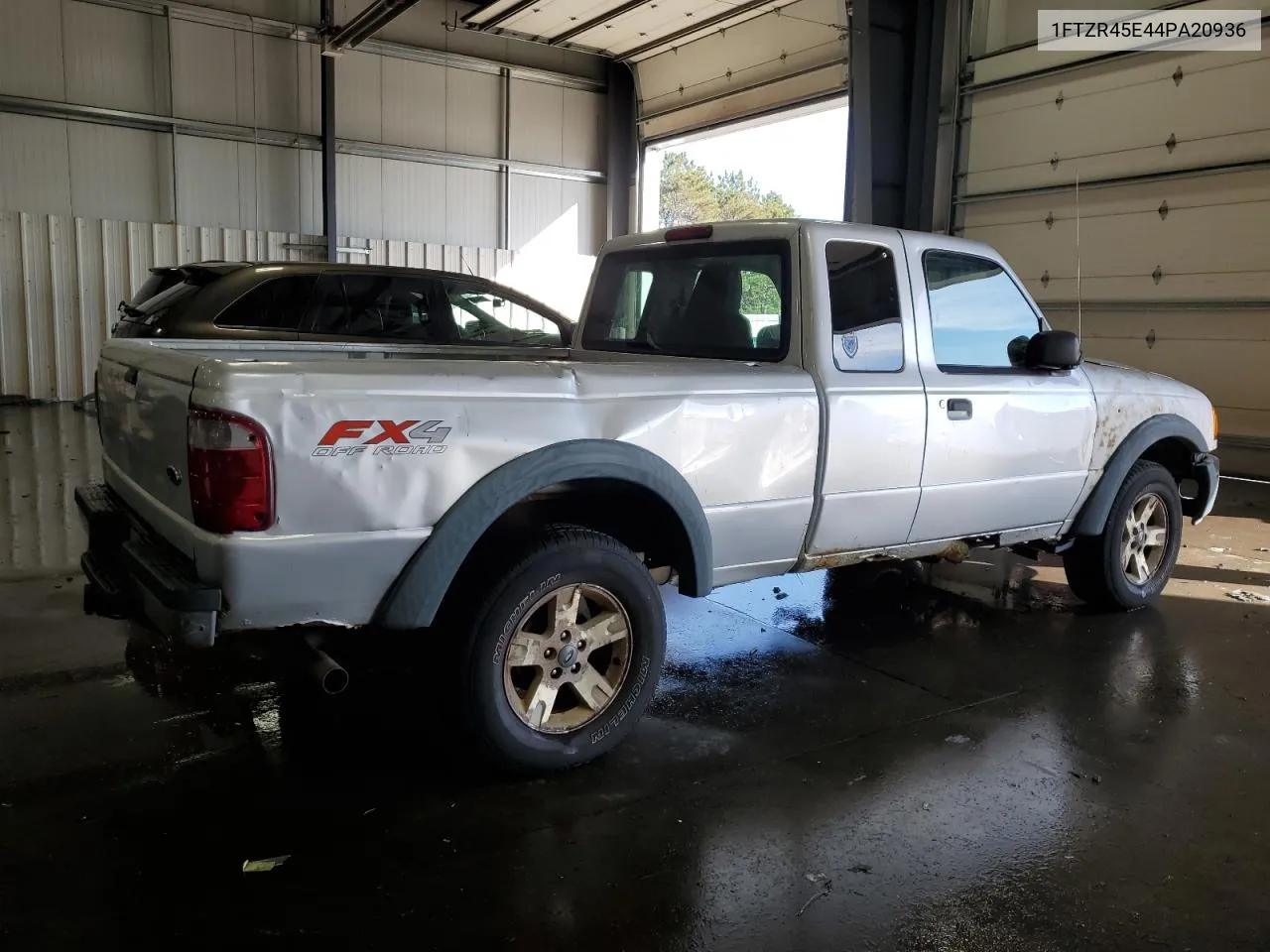 2004 Ford Ranger Super Cab VIN: 1FTZR45E44PA20936 Lot: 72719834