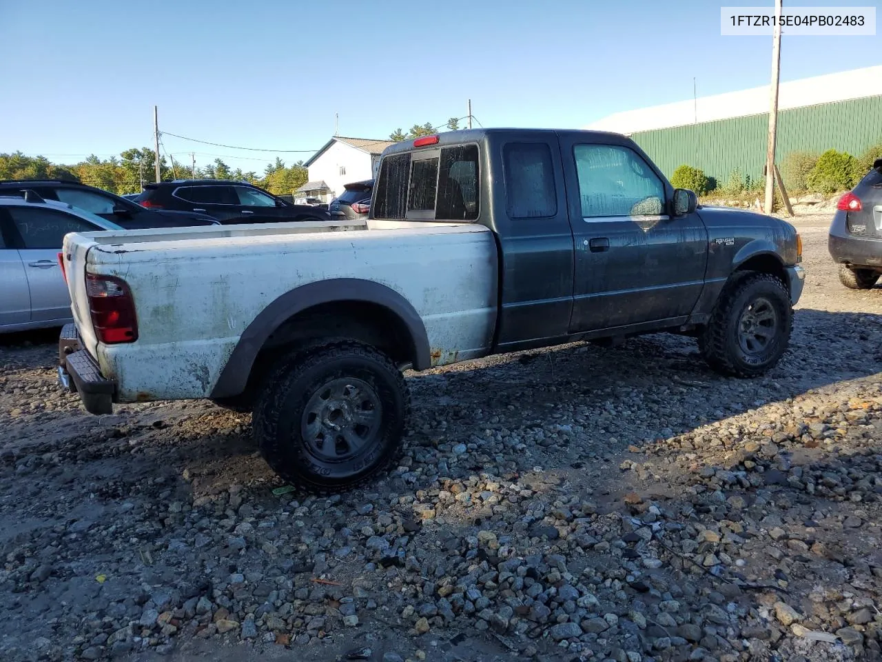 2004 Ford Ranger Super Cab VIN: 1FTZR15E04PB02483 Lot: 73191064