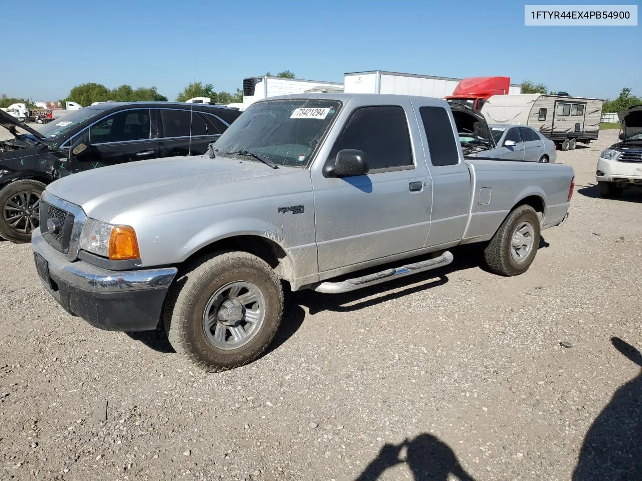 2004 Ford Ranger Super Cab VIN: 1FTYR44EX4PB54900 Lot: 73421294