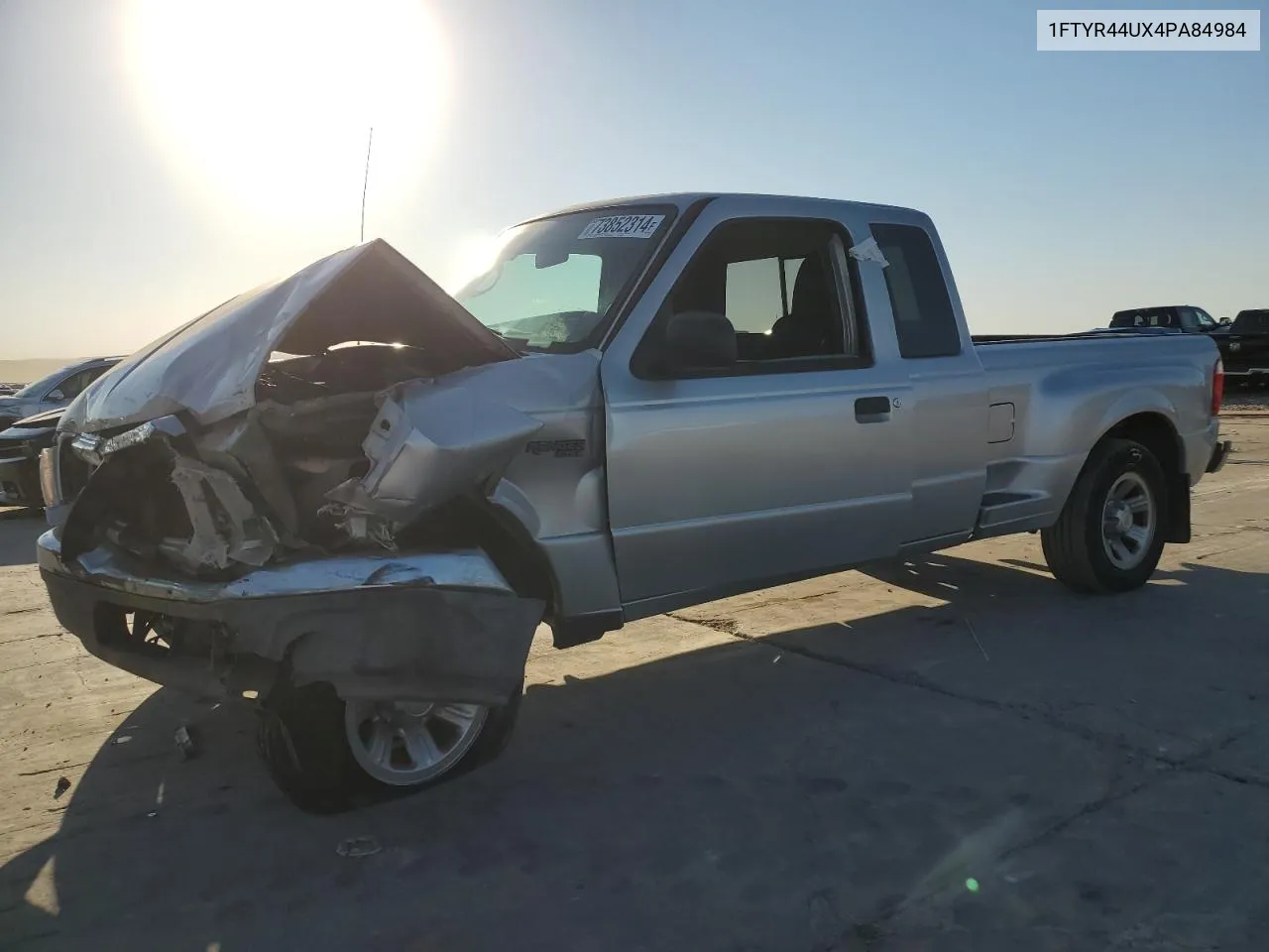 2004 Ford Ranger Super Cab VIN: 1FTYR44UX4PA84984 Lot: 73852314