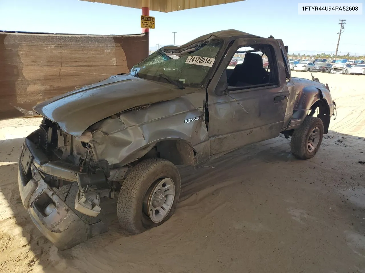 2004 Ford Ranger Super Cab VIN: 1FTYR44U94PA52608 Lot: 74130594