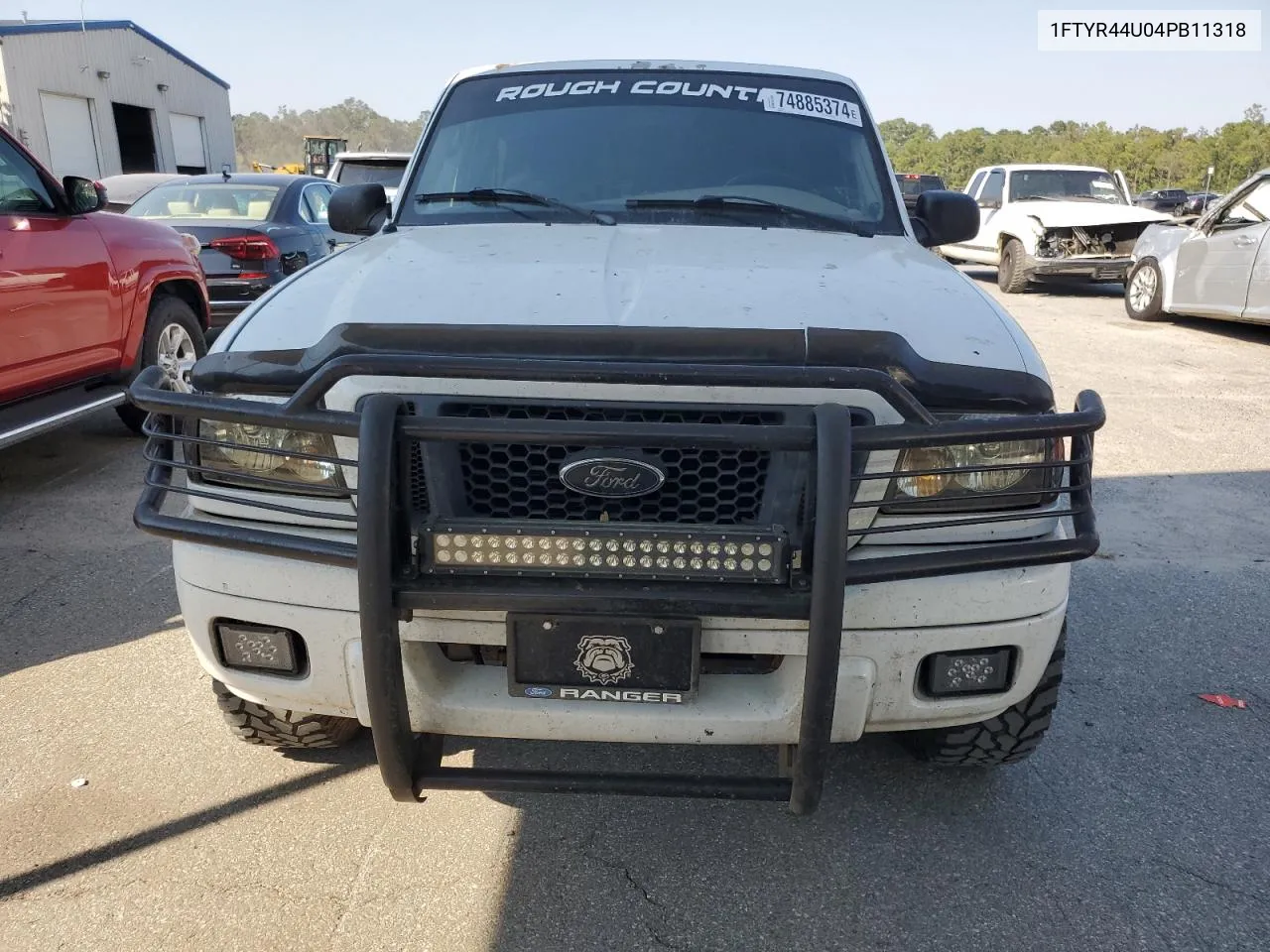 2004 Ford Ranger Super Cab VIN: 1FTYR44U04PB11318 Lot: 74885374