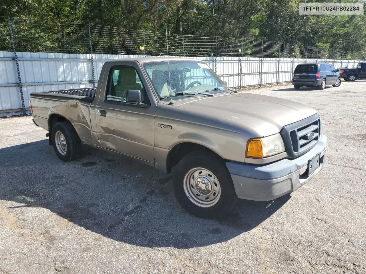 2004 Ford Ranger VIN: 1FTYR10U24PB02284 Lot: 75109904