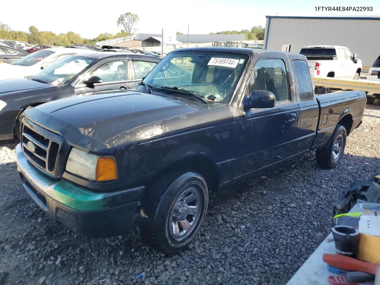 2004 Ford Ranger Super Cab VIN: 1FTYR44E84PA22993 Lot: 75169744