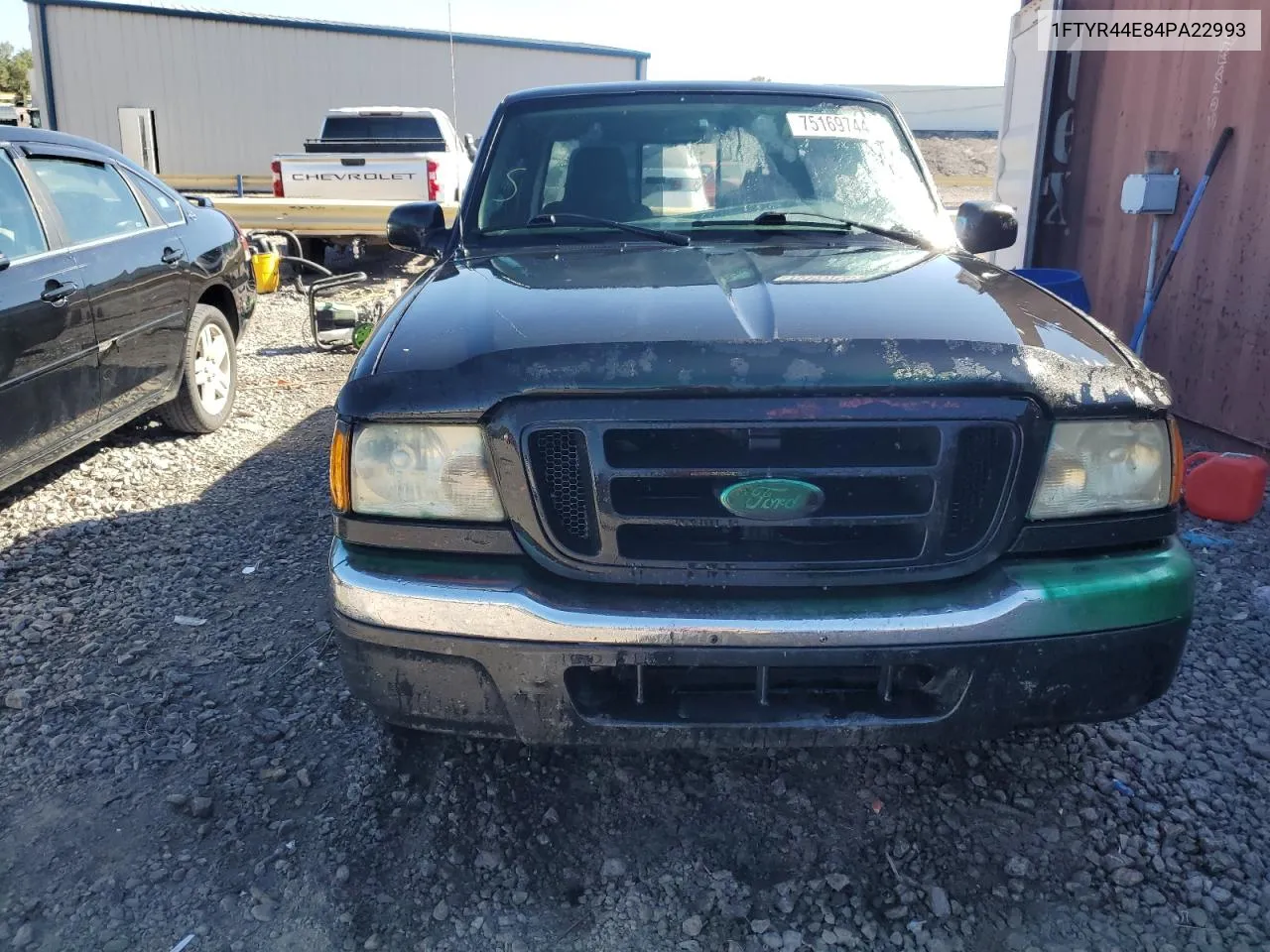 2004 Ford Ranger Super Cab VIN: 1FTYR44E84PA22993 Lot: 75169744