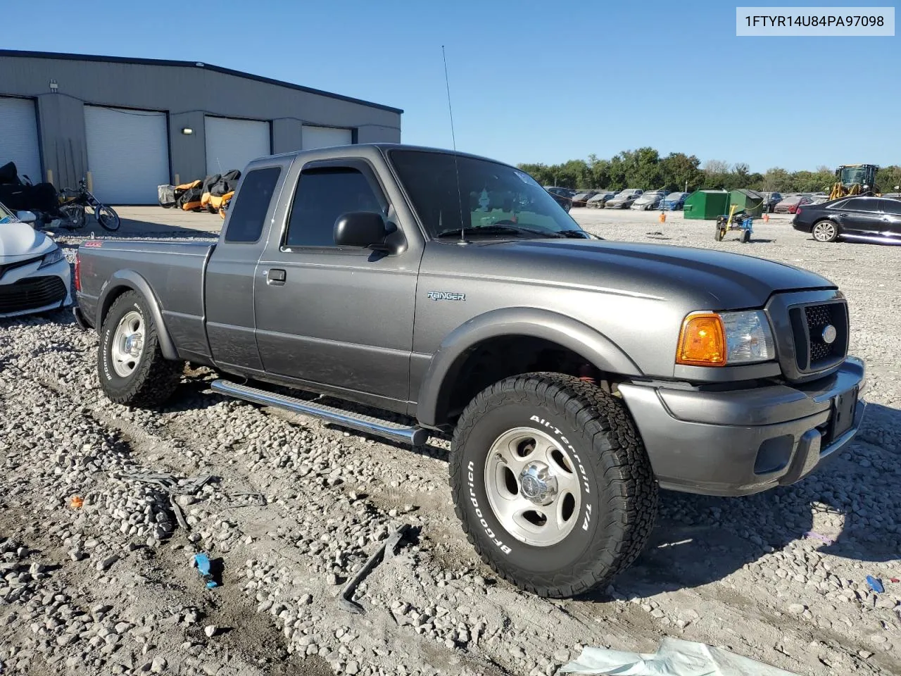 2004 Ford Ranger Super Cab VIN: 1FTYR14U84PA97098 Lot: 75169764