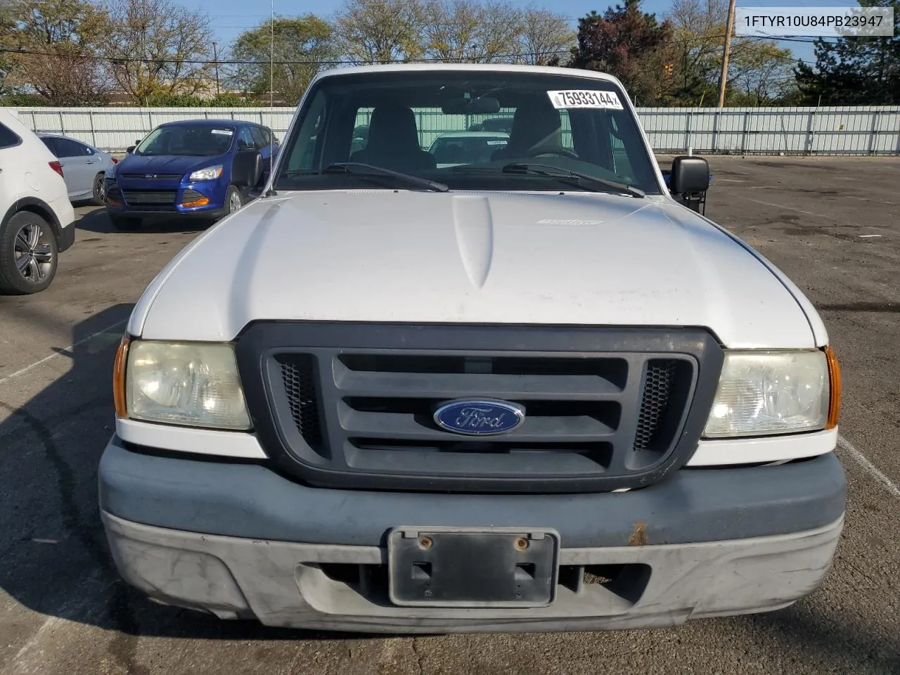 2004 Ford Ranger VIN: 1FTYR10U84PB23947 Lot: 75933144