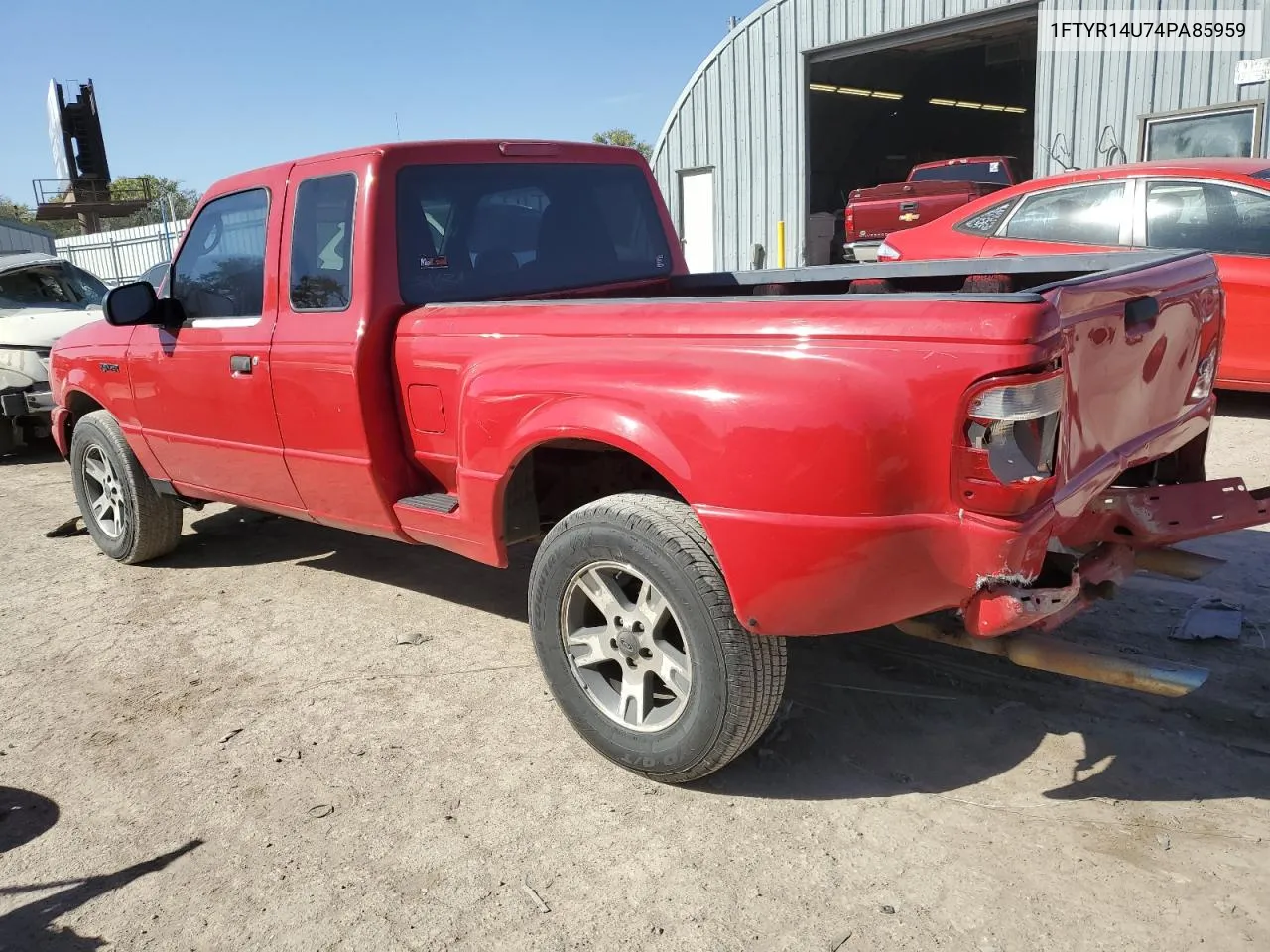 2004 Ford Ranger Super Cab VIN: 1FTYR14U74PA85959 Lot: 76387774