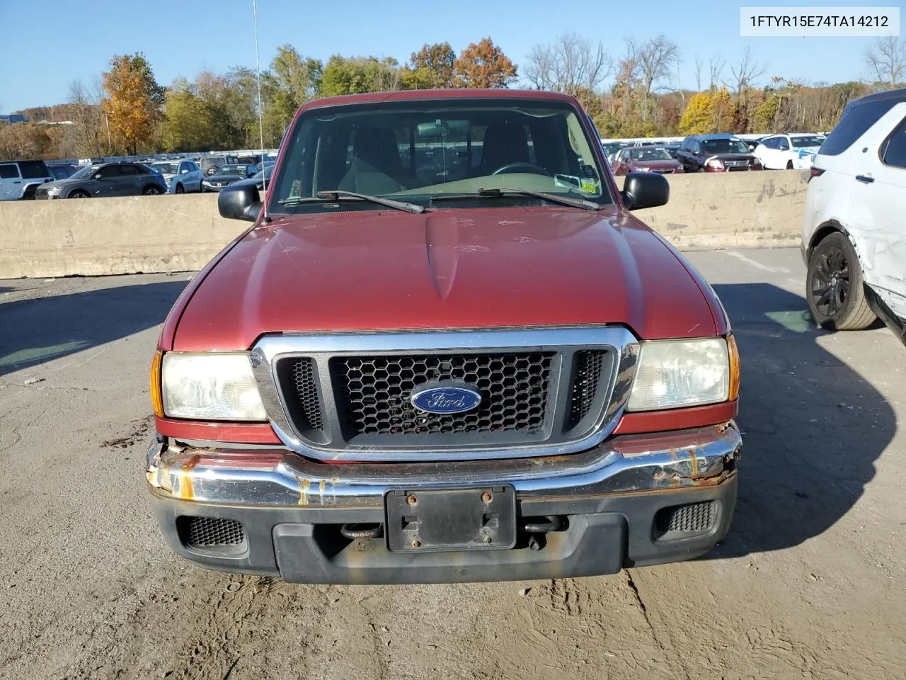 2004 Ford Ranger Super Cab VIN: 1FTYR15E74TA14212 Lot: 76822254