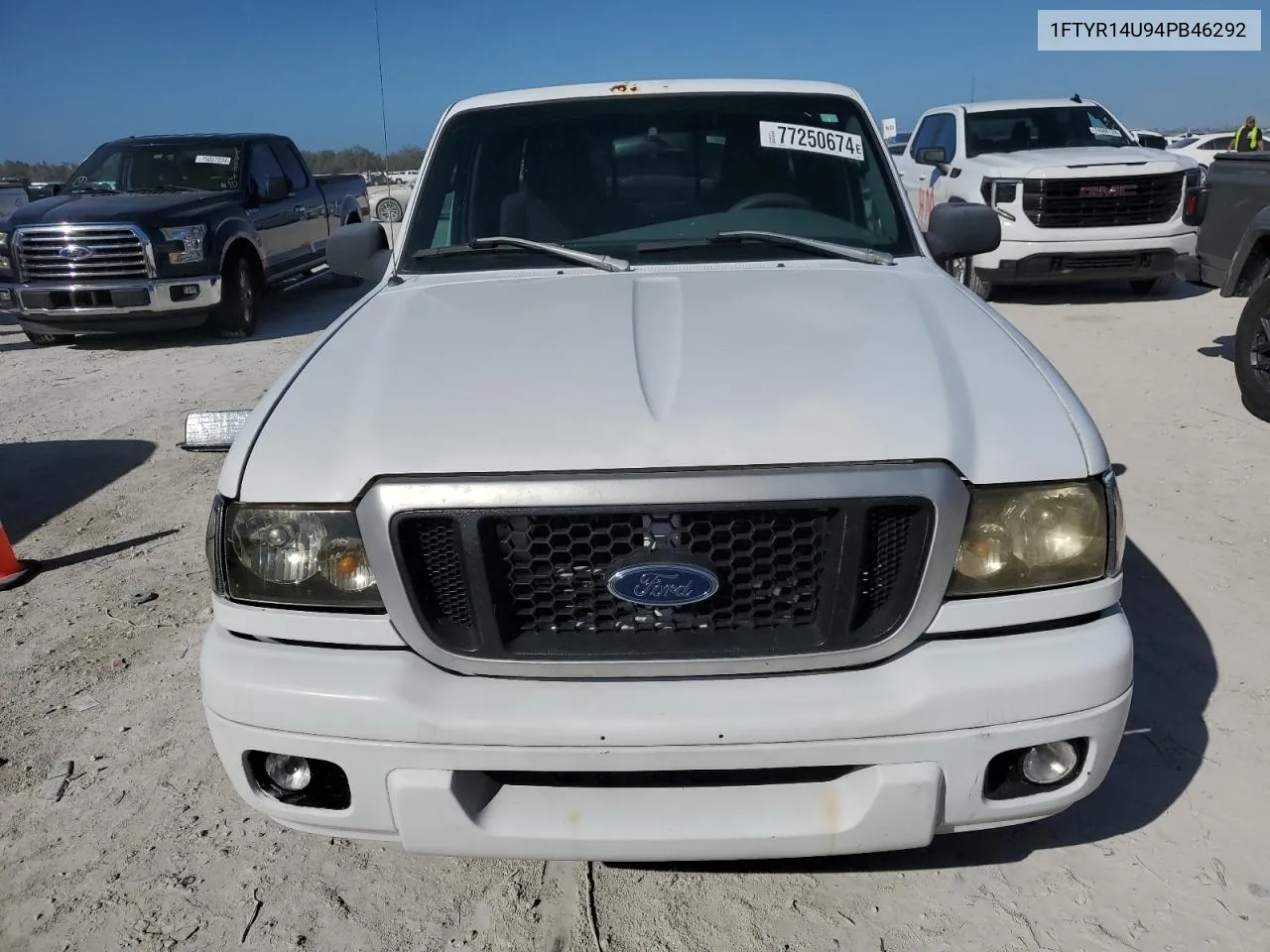 2004 Ford Ranger Super Cab VIN: 1FTYR14U94PB46292 Lot: 77250674