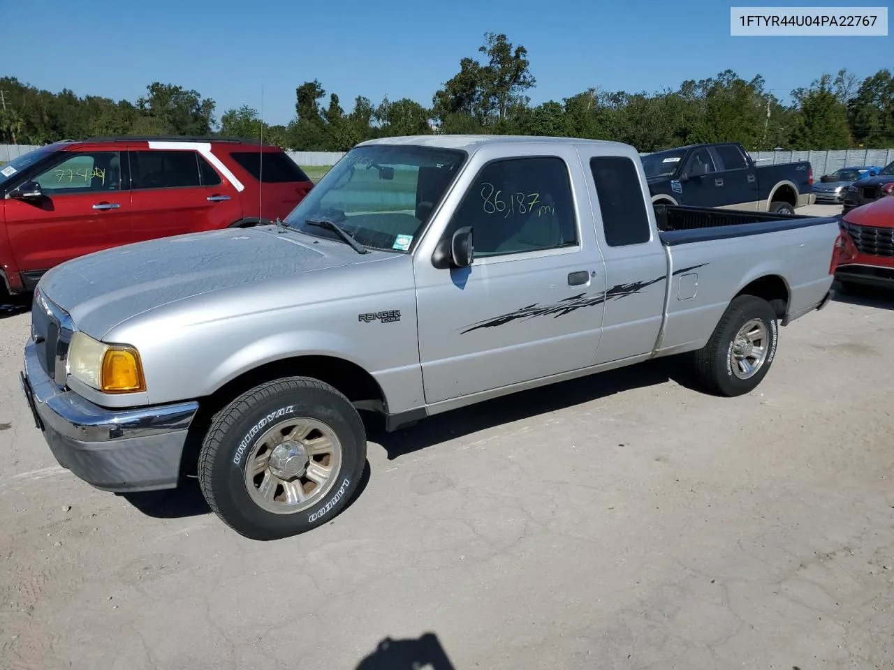 2004 Ford Ranger Super Cab VIN: 1FTYR44U04PA22767 Lot: 77268164